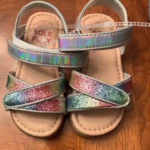 NWT-Toddler Girls Sole Play Cleopas Sandals